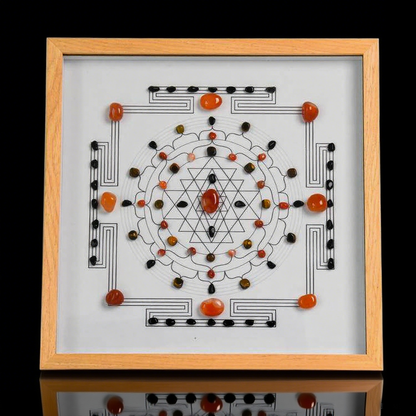 Crystal Grid Art Frame – Square Design