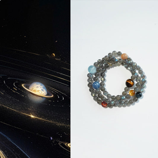 Xingyao –Celestial Harmony Jewelry – Moonstone and the Eight Planets Design