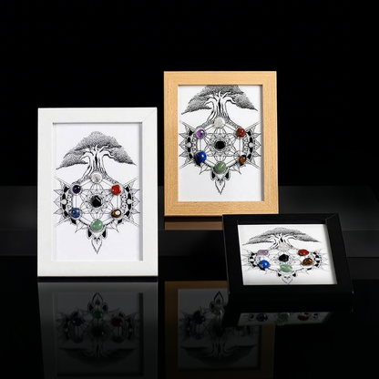 Metatron Crystal Tree of Life Frame