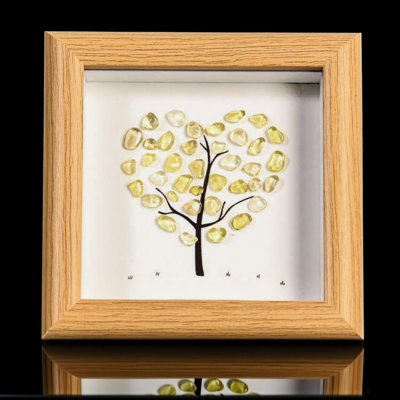 Loving Crystal Wall Art – Heart-Shaped Spiritual & Meditation Decor