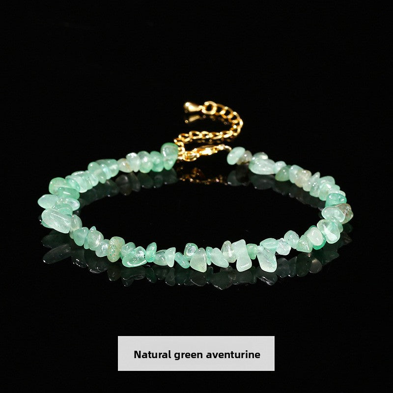Colorful Crushed Crystal Bracelet – Natural Stones