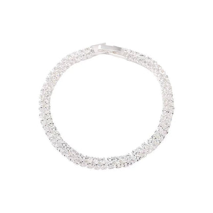 Minimal Zircon Bracelet for Women – High-End Feel