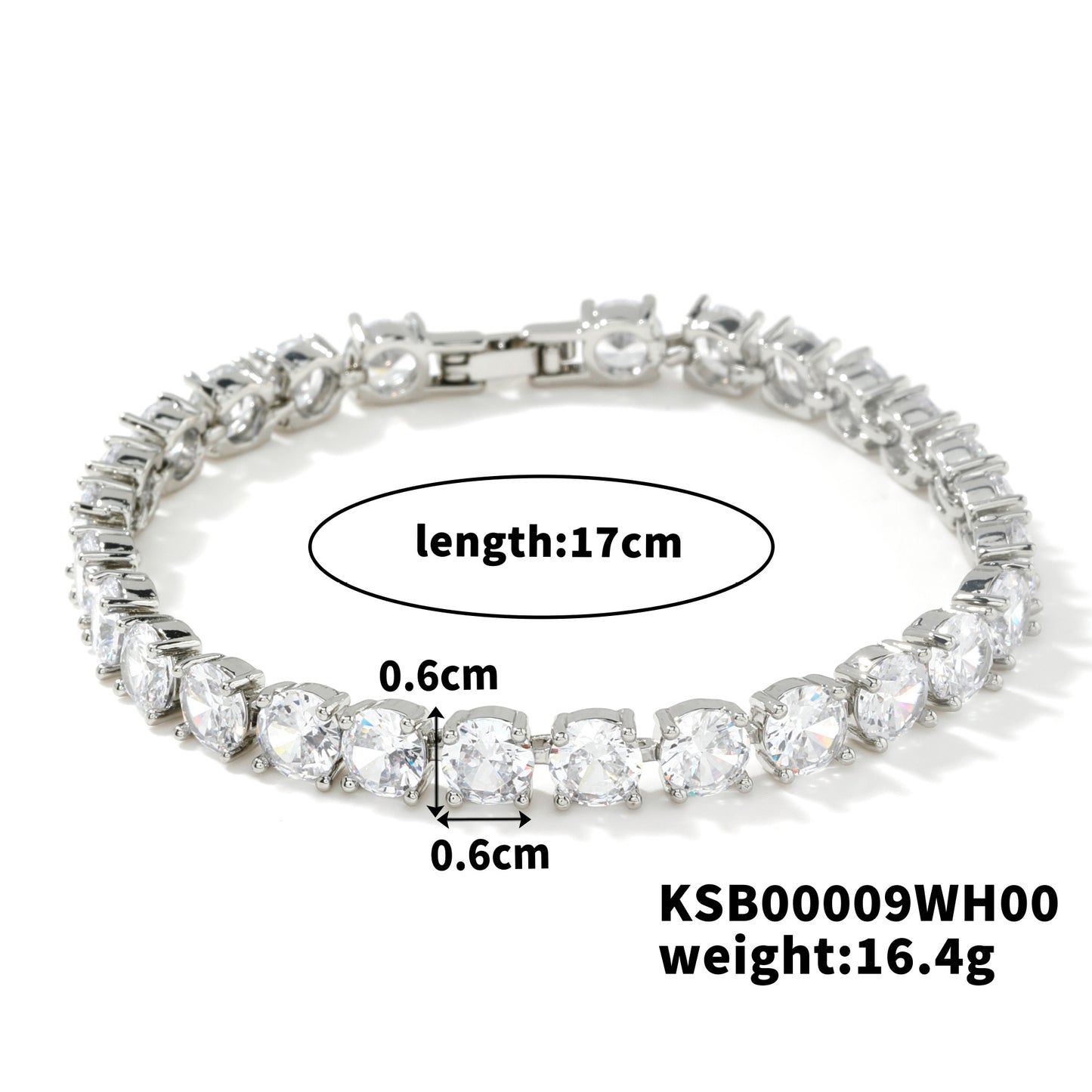 Candy Color Zircon Bracelet – Wedding Style