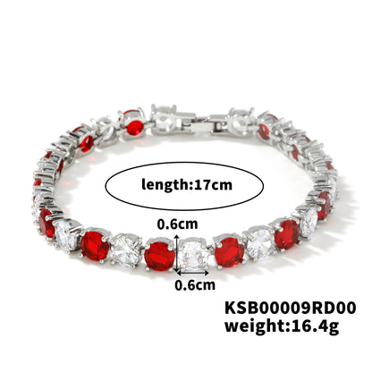 Candy Color Zircon Bracelet – Wedding Style