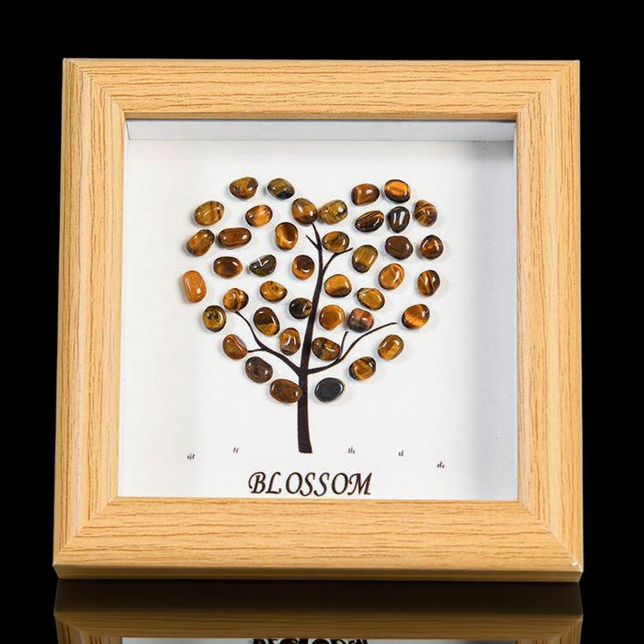 Loving Crystal Wall Art – Heart-Shaped Spiritual & Meditation Decor