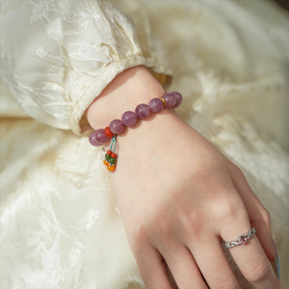 Natural Madagascar Rose Quartz Bracelet – Love & Prosperity Gift
