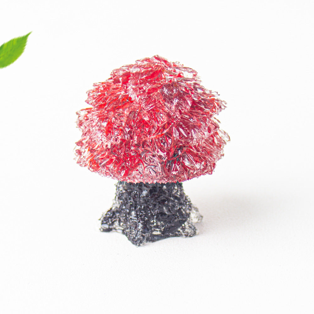 Creative Natural Crystal Stone Resin Small Tree Crystal Tree Money Tree Home Decoration Office Desktop Ornament