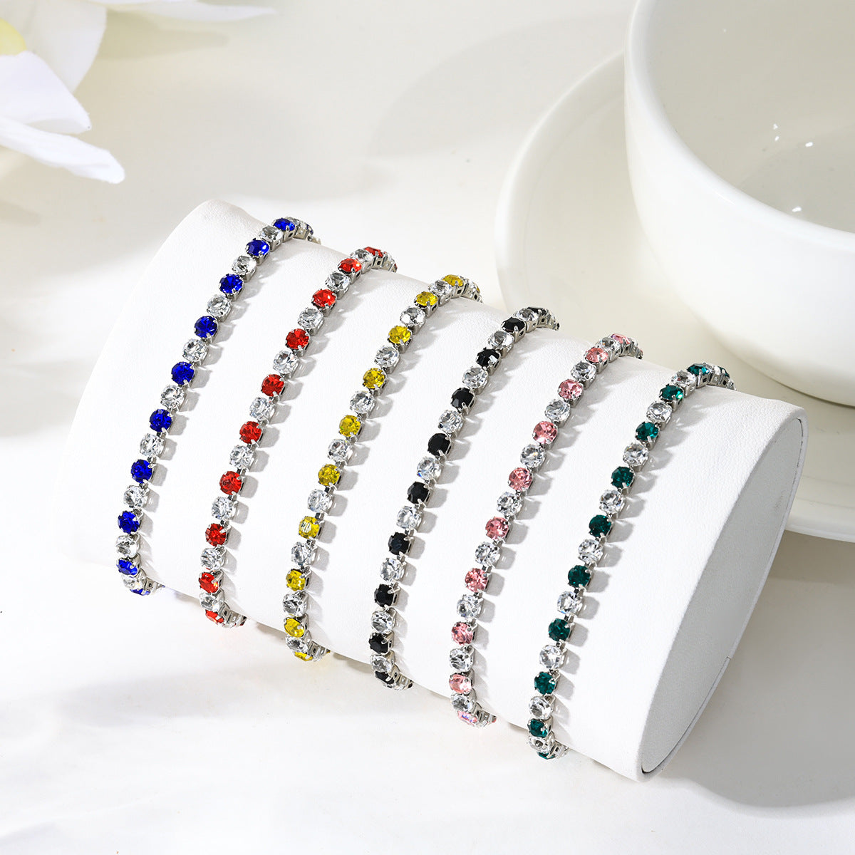 Minimal Zircon Bracelet for Women – High-End Feel