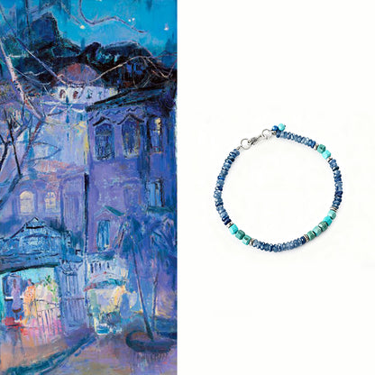 Original Chinese-Style Green Strawberry Crystal Bracelet – Serenity & Fortune