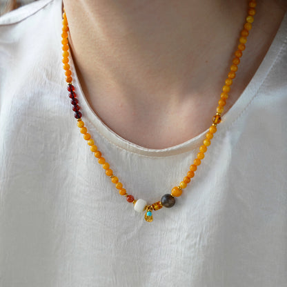 Original Chinese-Style Amber Jewelry – Luwei Handcrafted Gift