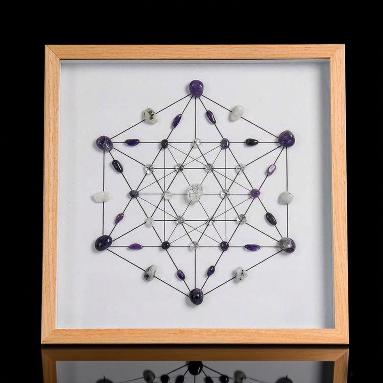 Crystal Grid Art Frame – Square Design