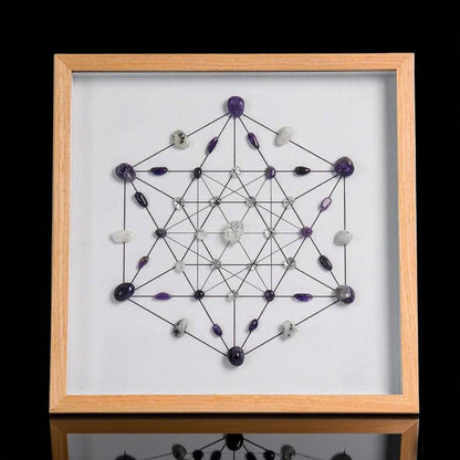 Crystal Grid Art Frame – Square Design