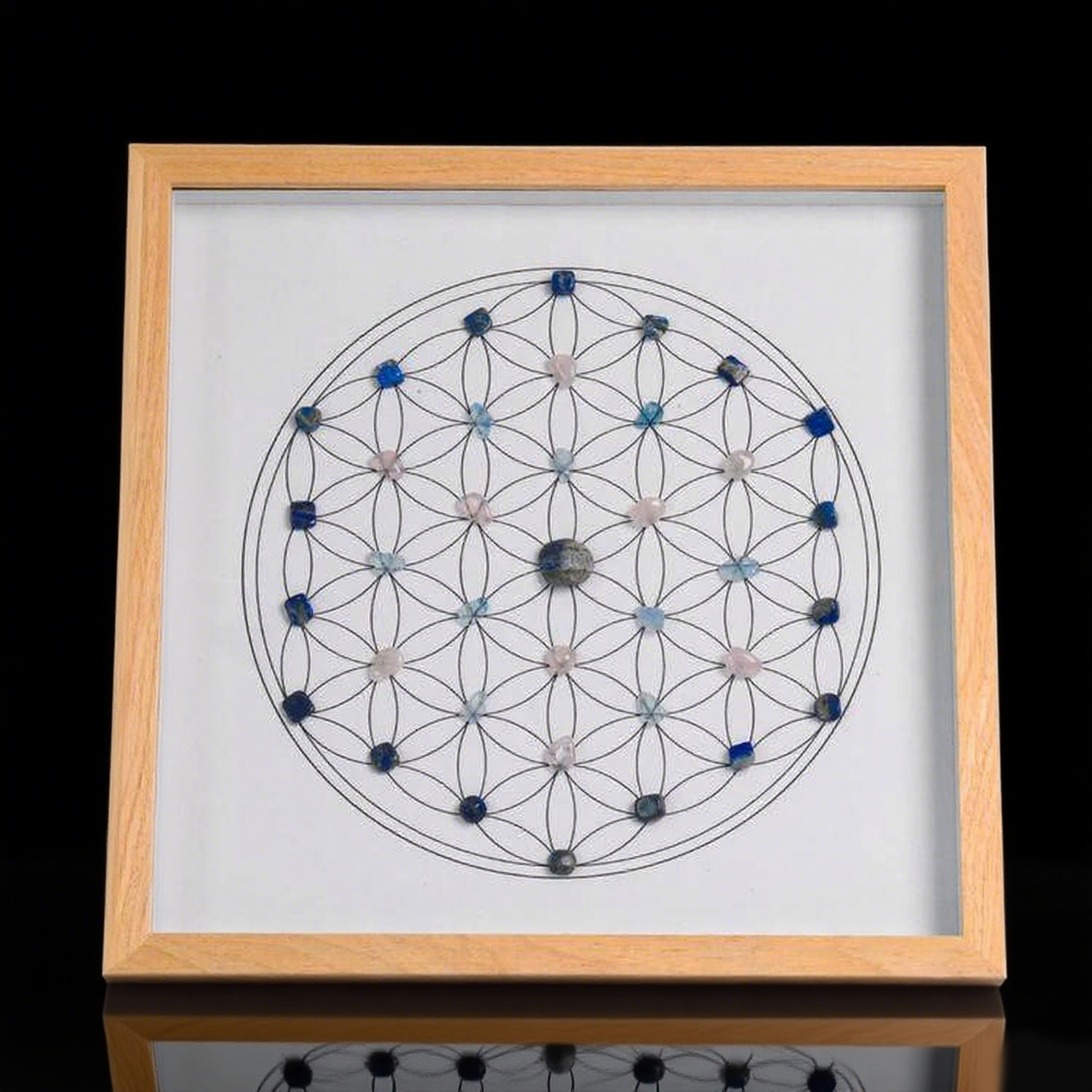 Crystal Grid Art Frame – Square Design