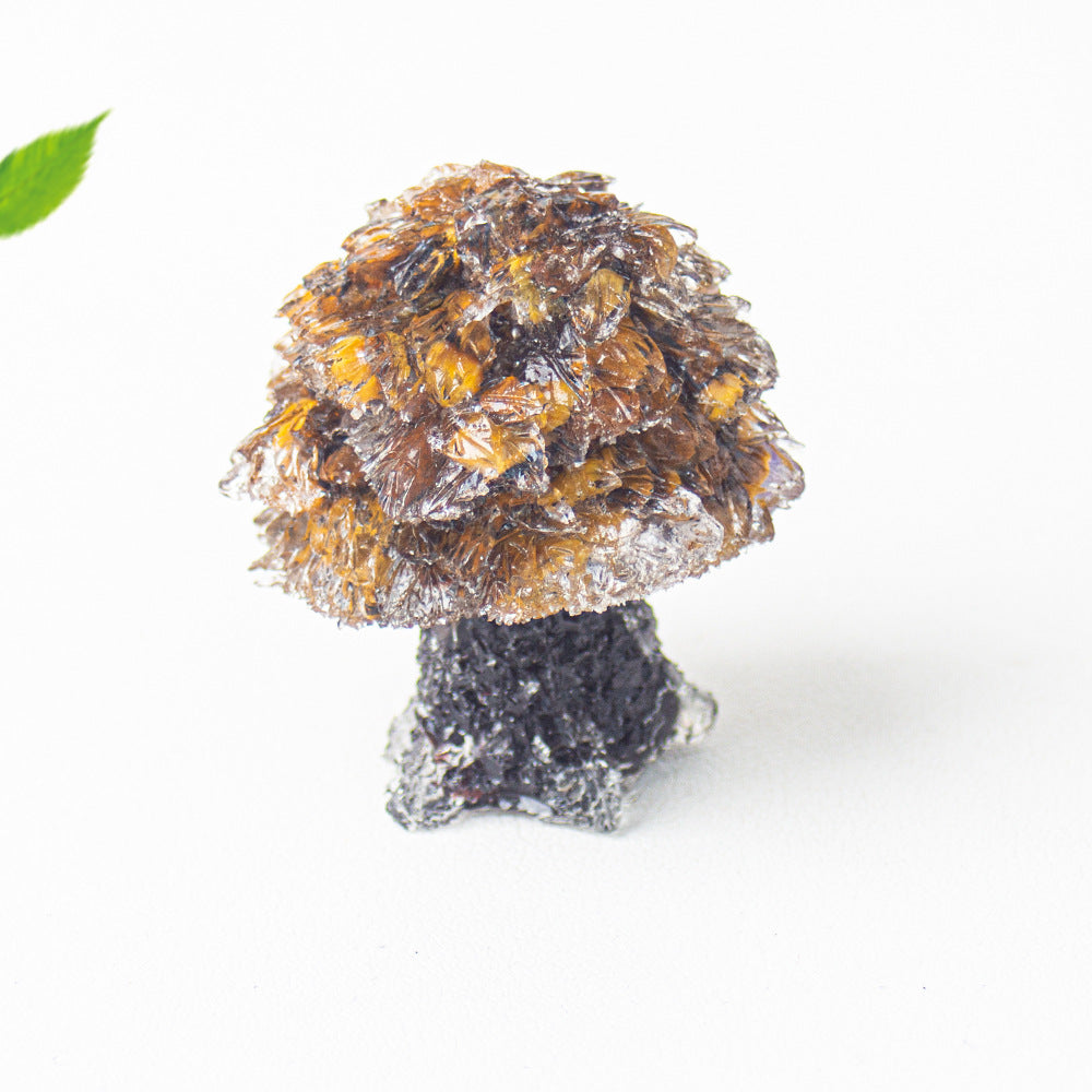 Creative Natural Crystal Stone Resin Small Tree Crystal Tree Money Tree Home Decoration Office Desktop Ornament