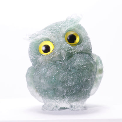 Hot Item Cute Owl Crystal Stone Home Decor Handicraft Decoration Gift Home Decor