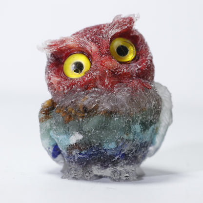 Hot Item Cute Owl Crystal Stone Home Decor Handicraft Decoration Gift Home Decor
