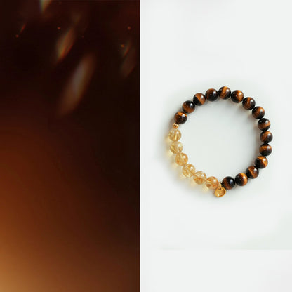 Luck and Light Bracelet – Bright as the Sun, Steady as Stone