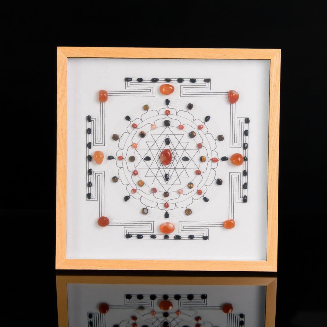 Crystal Grid Art Frame – Square Design