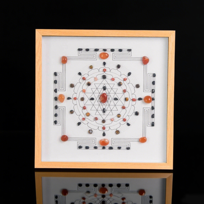 Crystal Grid Art Frame – Square Design