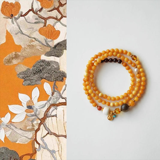 Original Chinese-Style Amber Jewelry – Luwei Handcrafted Gift