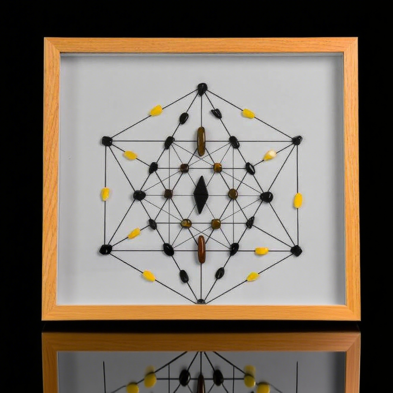Crystal Grid Art Frame – Square Design