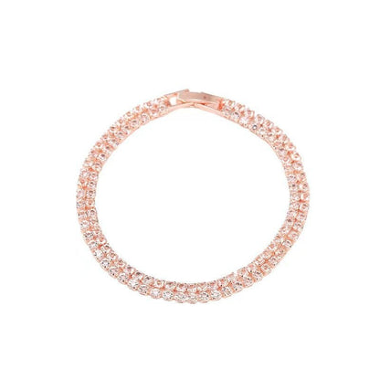 Minimal Zircon Bracelet for Women – High-End Feel