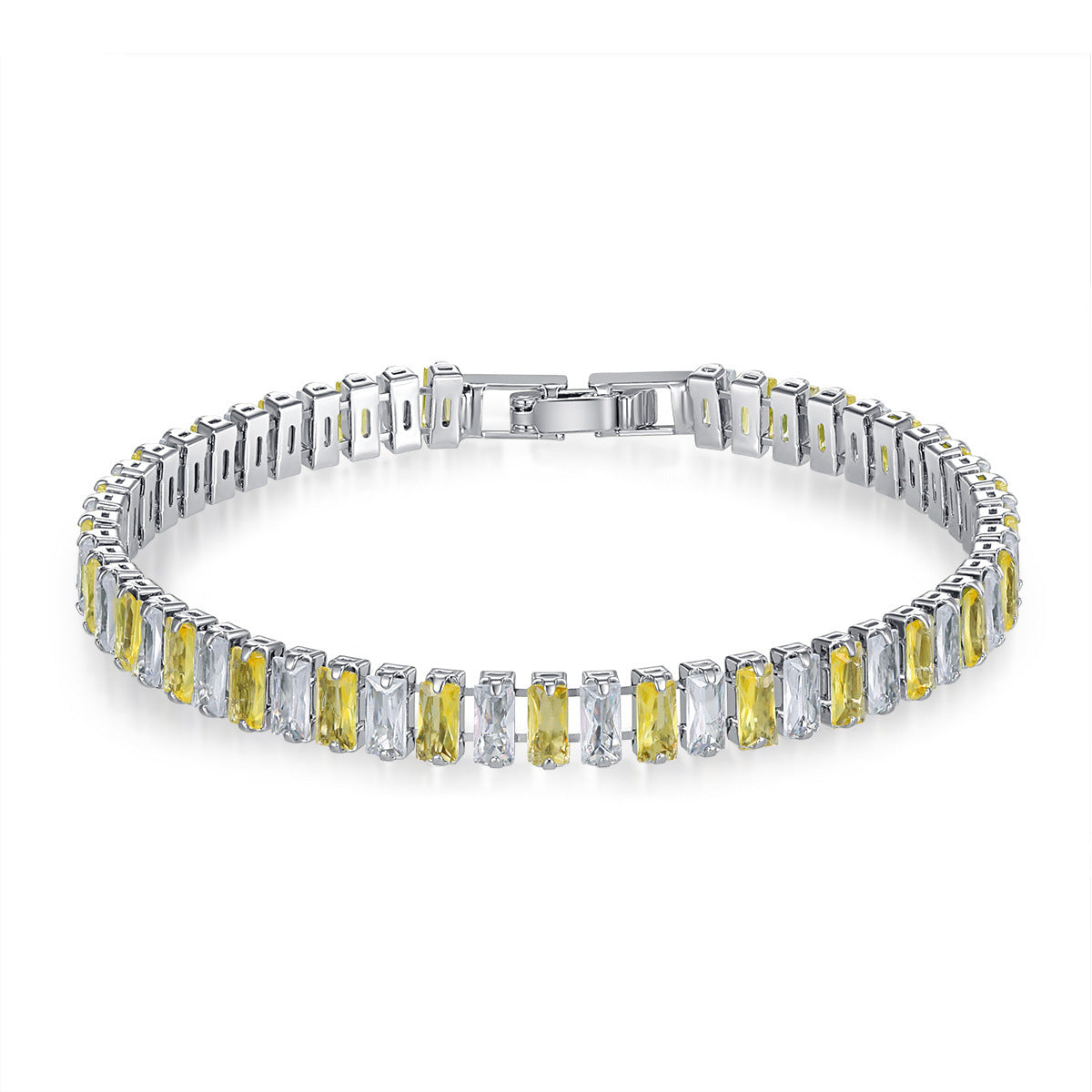 Hip-Hop Polka Dot Zircon Tennis Bracelet