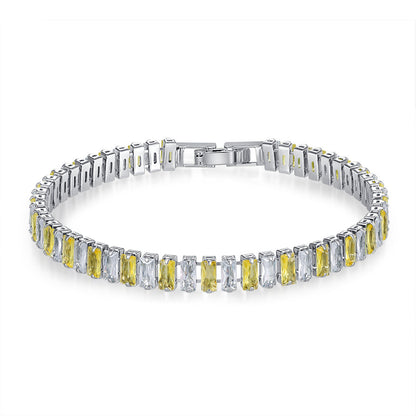 Hip-Hop Polka Dot Zircon Tennis Bracelet