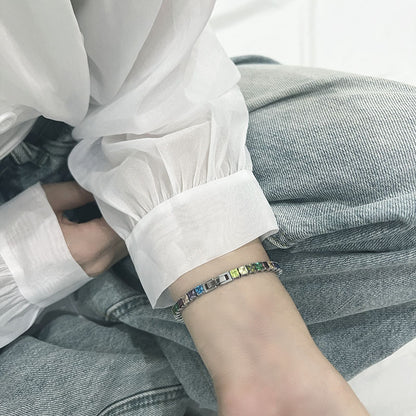 Classic Zircon Tennis Bracelet – Daily Wear