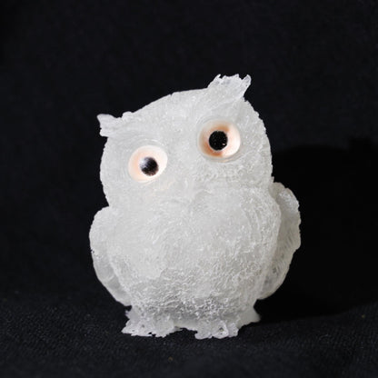 Hot Item Cute Owl Crystal Stone Home Decor Handicraft Decoration Gift Home Decor