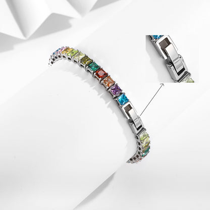 Classic Zircon Tennis Bracelet – Daily Wear