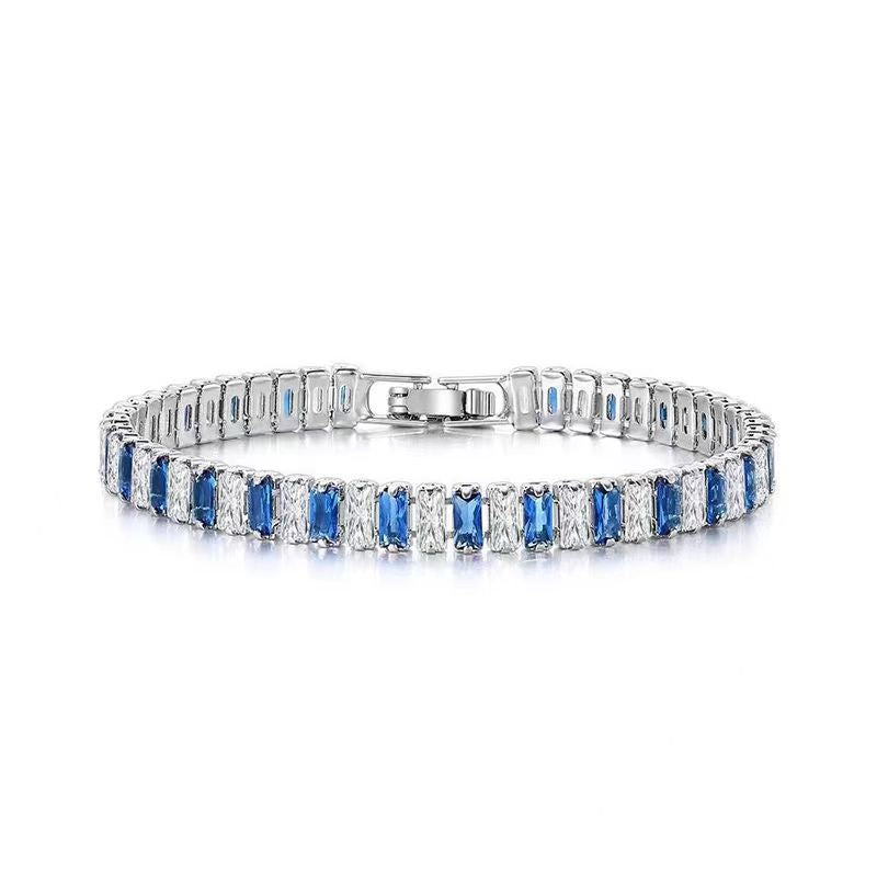 Titanium Steel Zircon Tennis Bracelet – Unisex