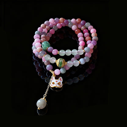 Natural Gemstone & Crystal Bracelet – Light Luxury Multi-Layer Design