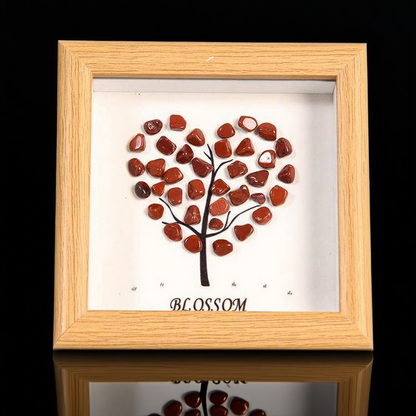 Loving Crystal Wall Art – Heart-Shaped Spiritual & Meditation Decor