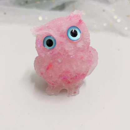 Hot Item Cute Owl Crystal Stone Home Decor Handicraft Decoration Gift Home Decor