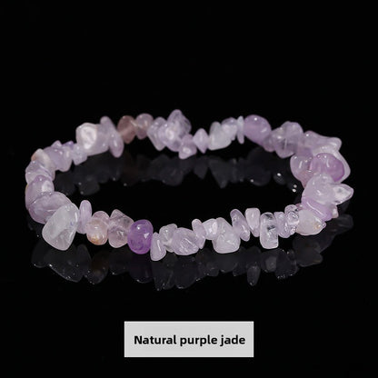 Colorful Crushed Crystal Bracelet – Natural Stones
