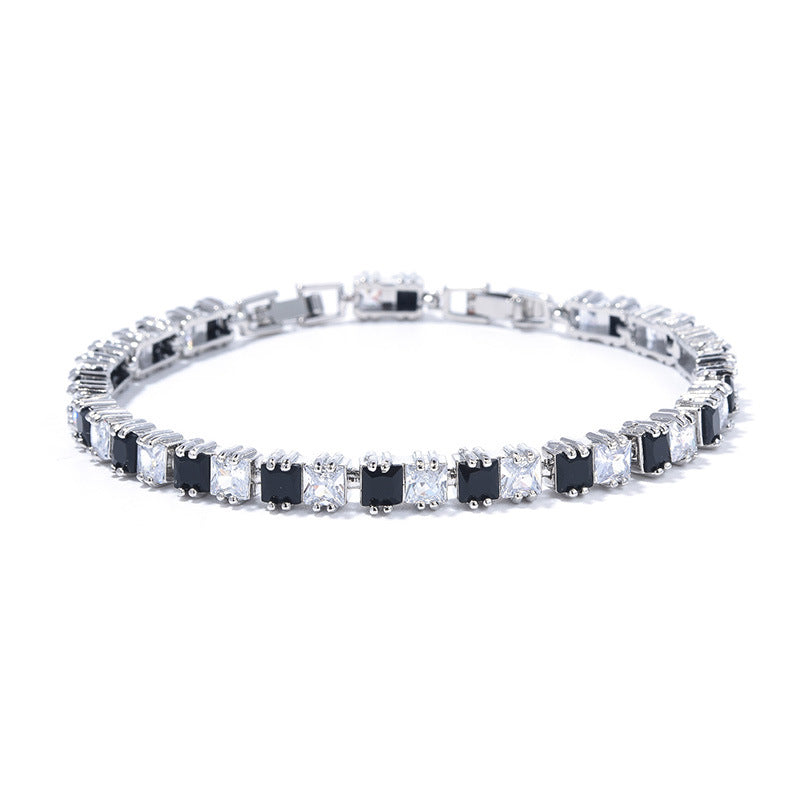 High-End Silver Zircon Bracelet – New Arrival
