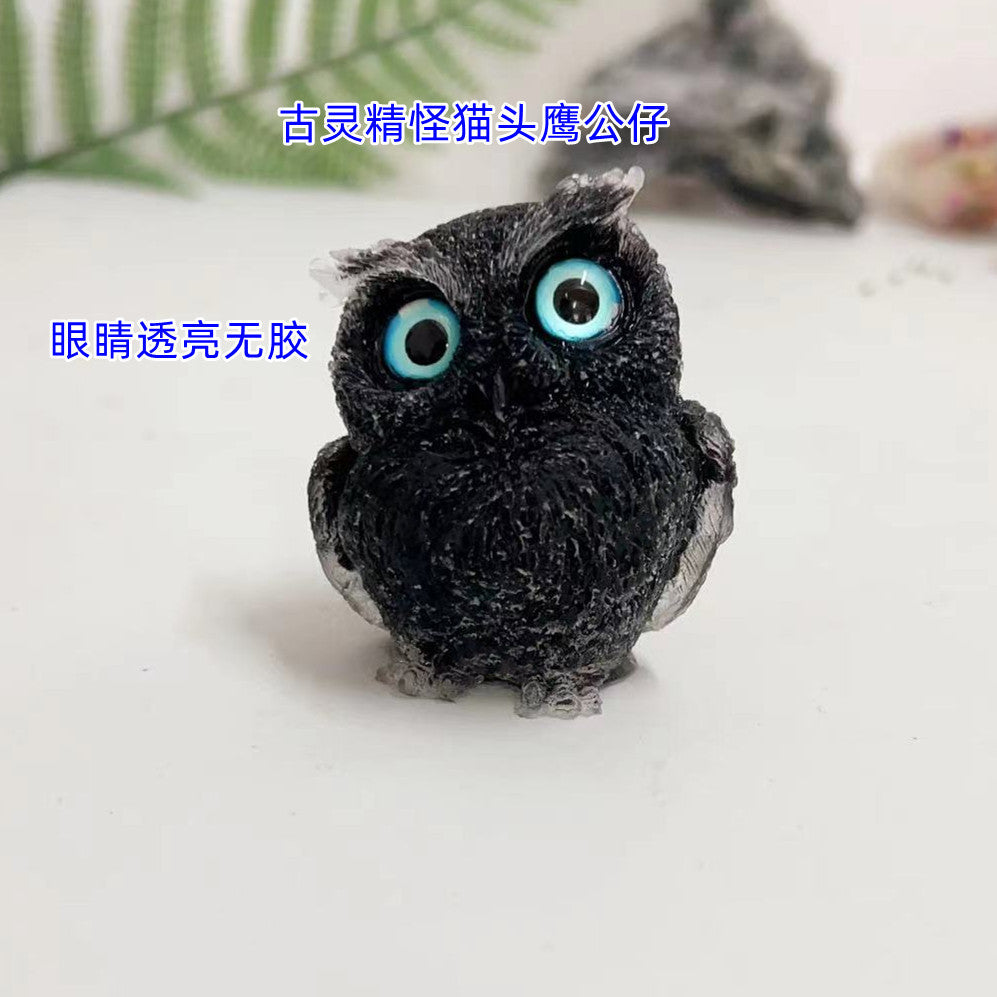 Hot Item Cute Owl Crystal Stone Home Decor Handicraft Decoration Gift Home Decor