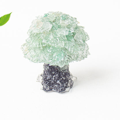 Creative Natural Crystal Stone Resin Small Tree Crystal Tree Money Tree Home Decoration Office Desktop Ornament
