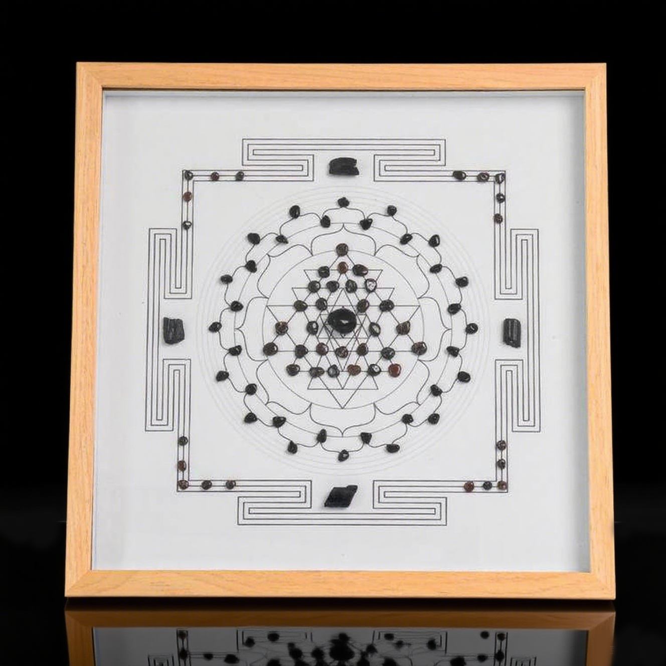 Crystal Grid Art Frame – Square Design