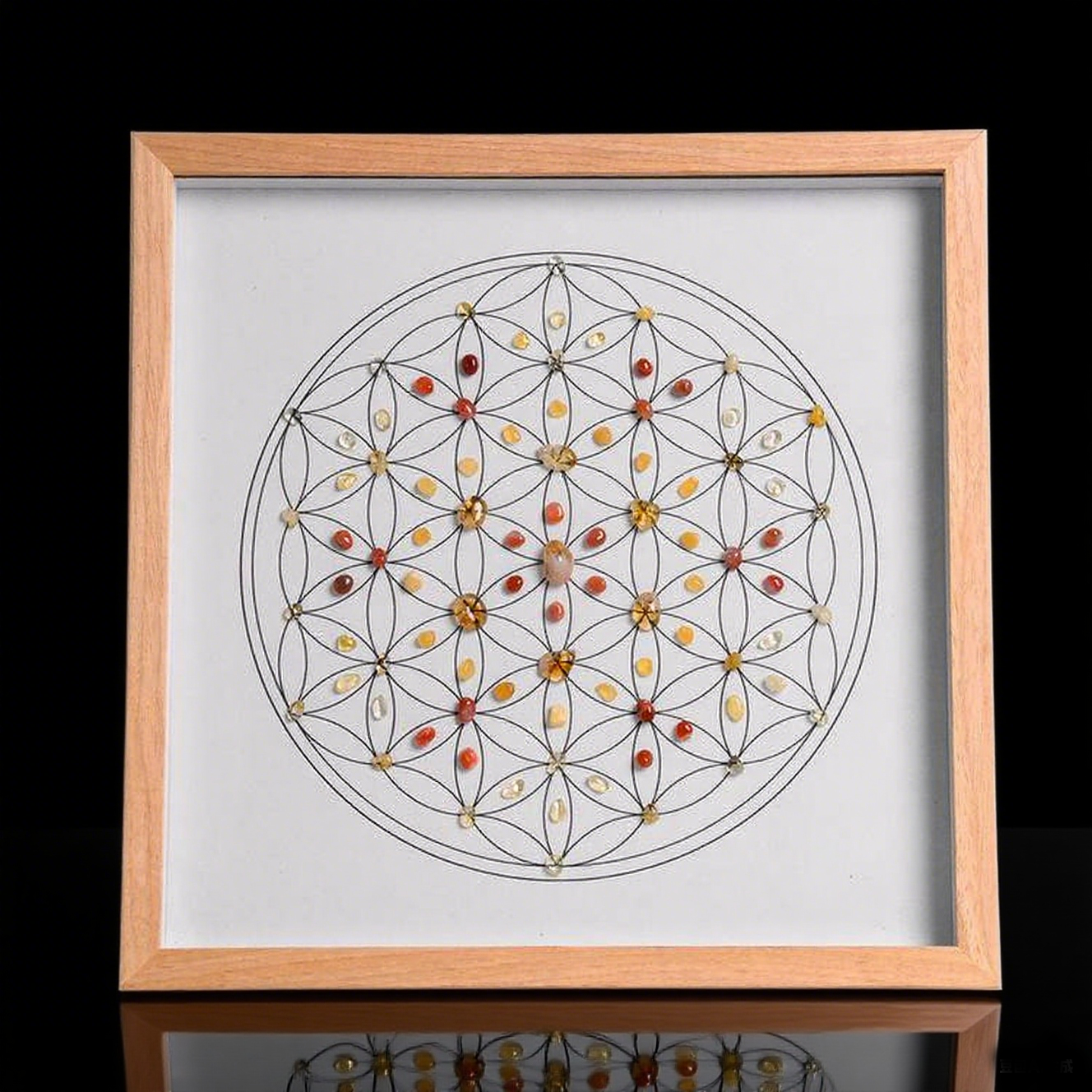 Crystal Grid Art Frame – Square Design