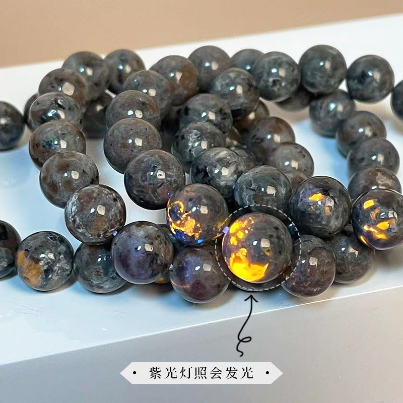 Natural Flame Stone Bracelet – Bold Style