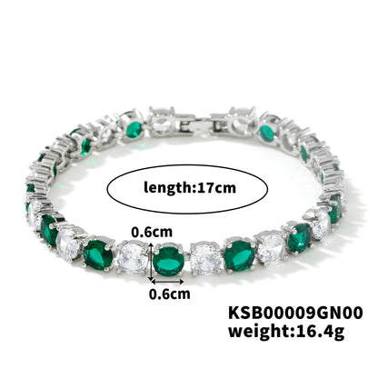 Candy Color Zircon Bracelet – Wedding Style