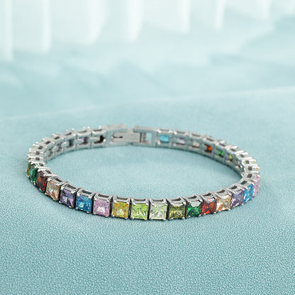 Classic Zircon Tennis Bracelet – Daily Wear