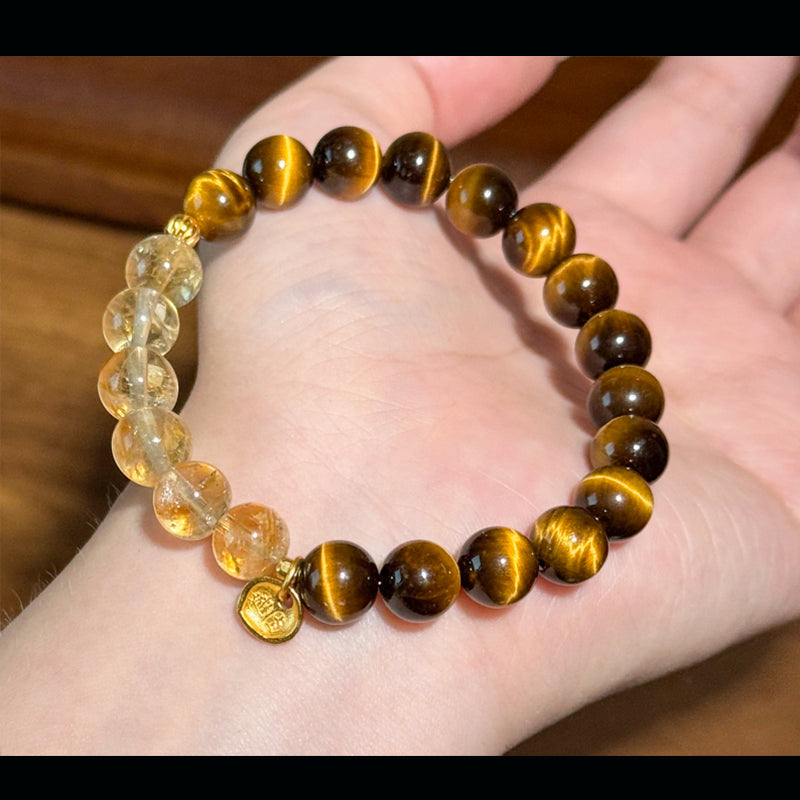 Luck and Light Bracelet – Bright as the Sun, Steady as Stone