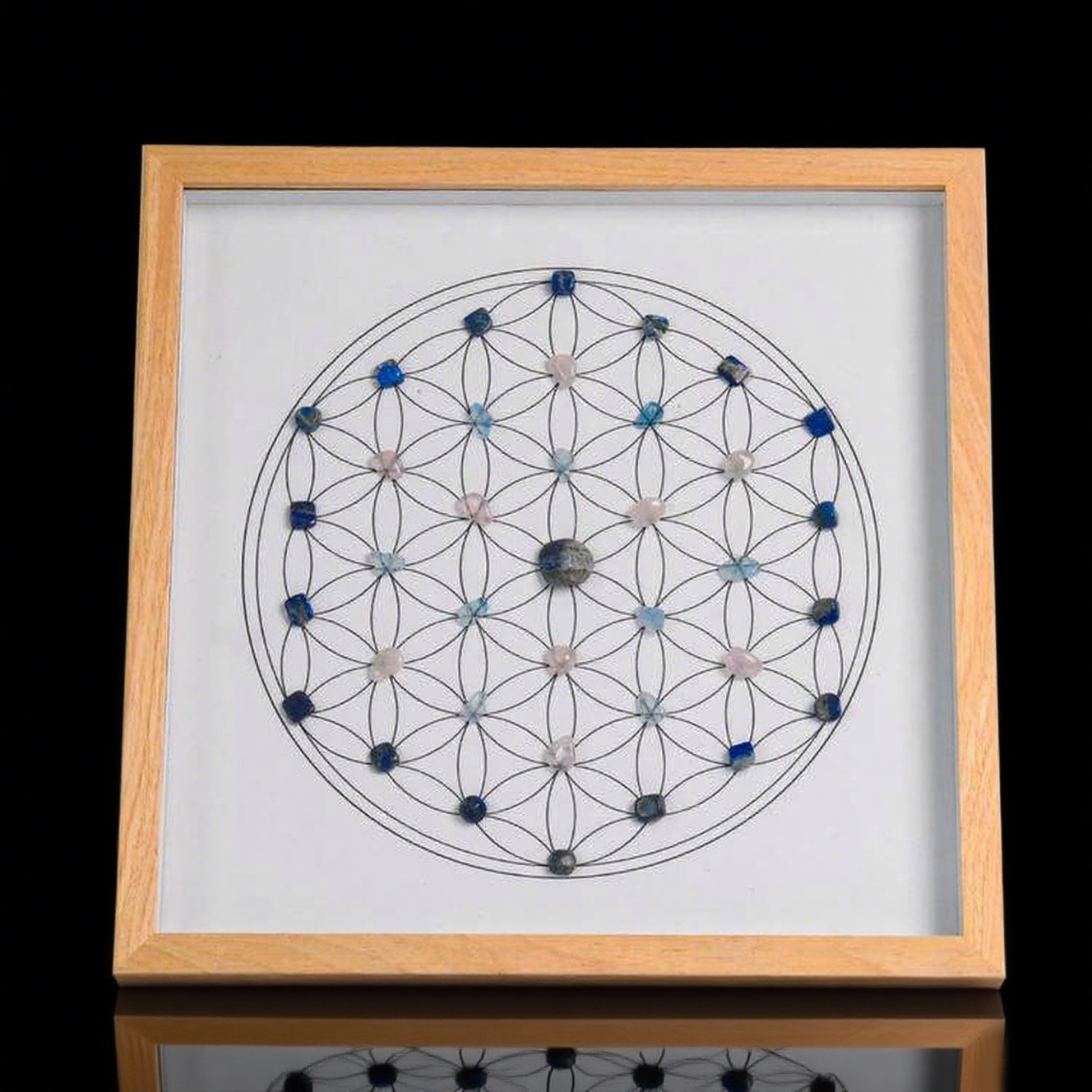 Crystal Grid Art Frame – Square Design