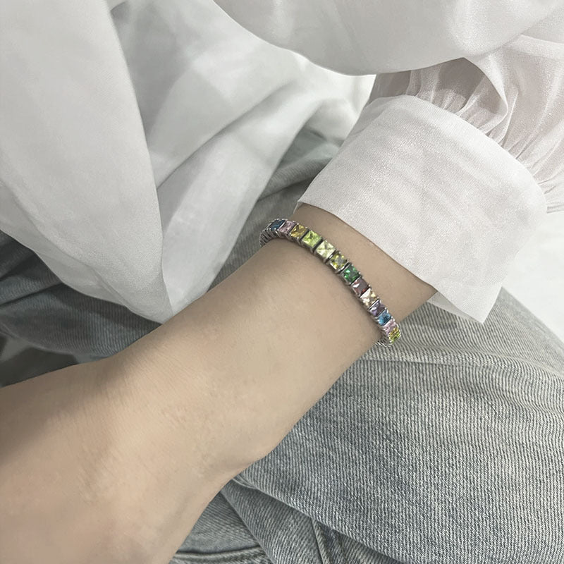 Classic Zircon Tennis Bracelet – Daily Wear