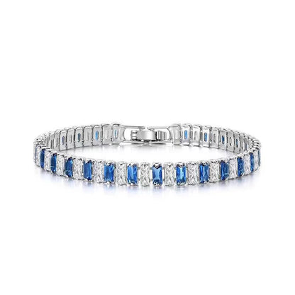 Titanium Steel Zircon Tennis Bracelet – Unisex