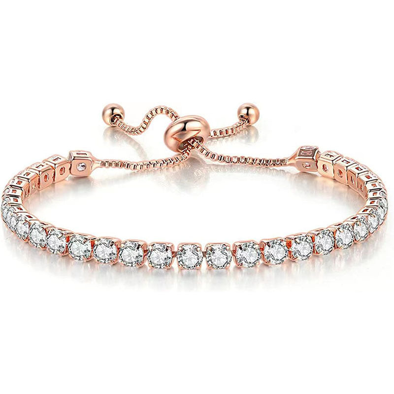 Minimal Zircon Bracelet for Women – High-End Feel