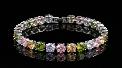 Candy Color Zircon Bracelet – Wedding Style